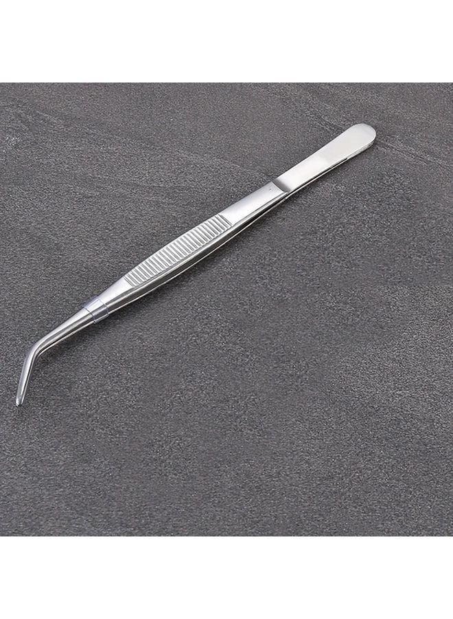 7 87 Inch Stainless Steel Tweezers With Rounded Tip For Aquarium Maintenance - Image 1