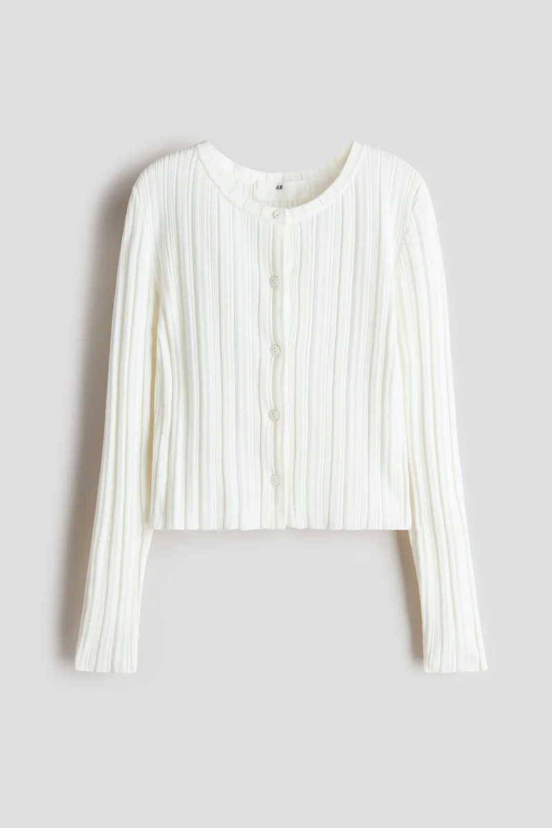 H&M Rib-knit cardigan