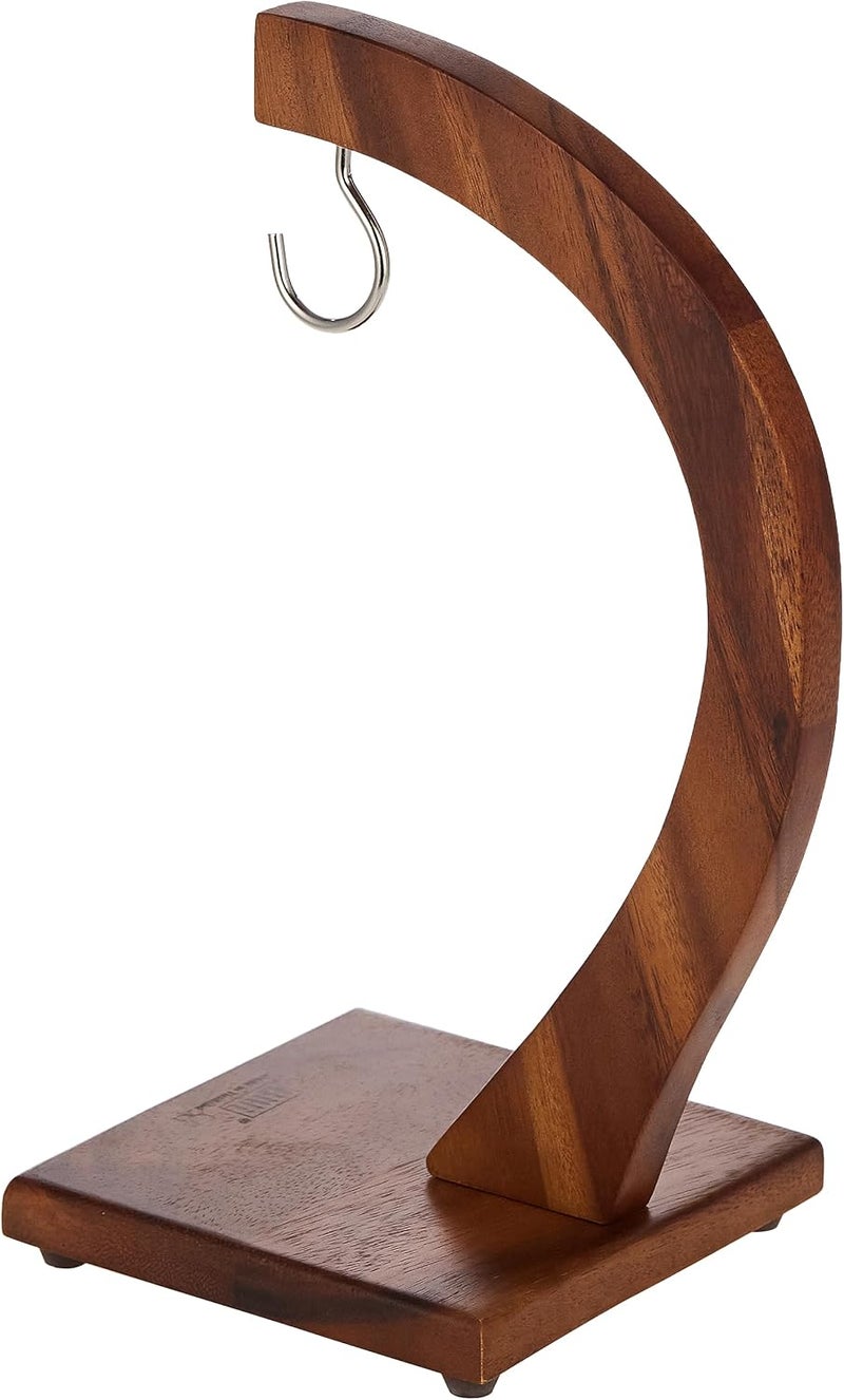 BILLI Classic trendy design picks banana tree hanger with hook, grape holder, banana stand, acacia wood utensils fruit storage rack for home kitchen or bar Ventilated design - Image 2