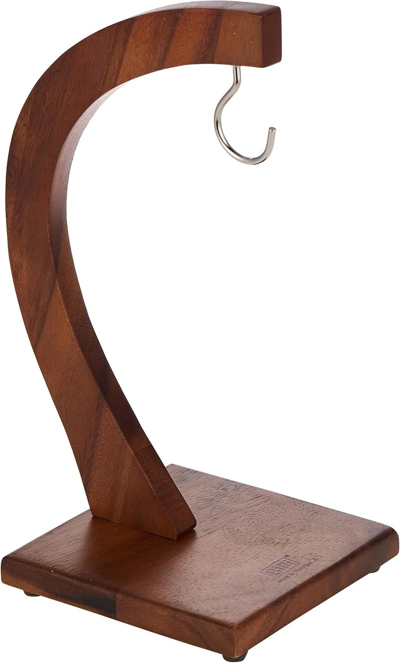 BILLI Classic trendy design picks banana tree hanger with hook, grape holder, banana stand, acacia wood utensils fruit storage rack for home kitchen or bar Ventilated design - Image 1