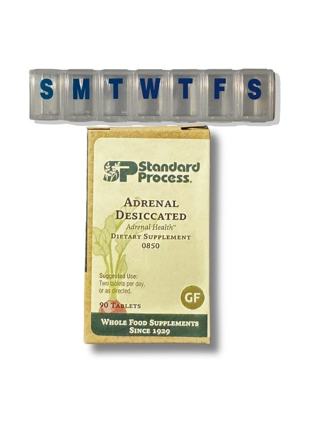 FortuneFoundry Organizer SP Adrenal Desiccated - Natural Adrenal Support for Energy, Stress Resilience, and Immune Health - Gluten-Free, 90 Tablets - Image 1