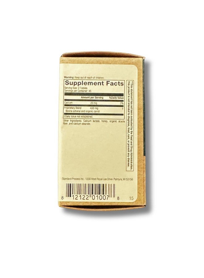 FortuneFoundry Organizer SP Adrenal Desiccated - Natural Adrenal Support for Energy, Stress Resilience, and Immune Health - Gluten-Free, 90 Tablets - Image 2