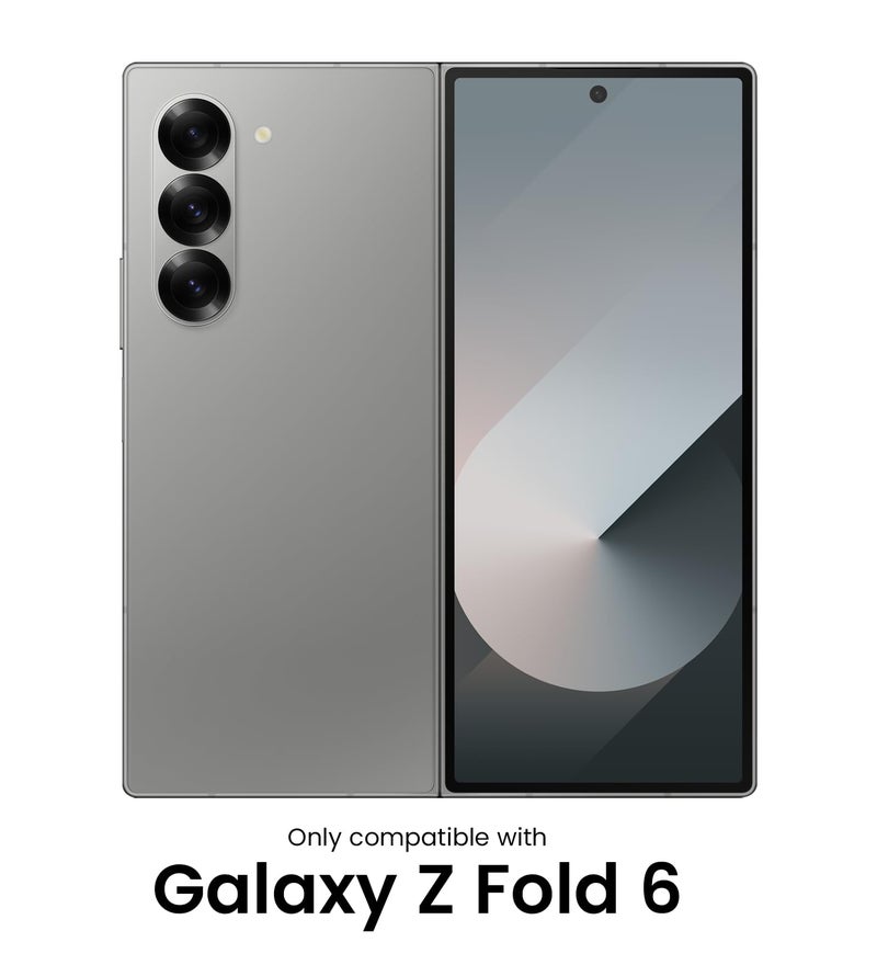 KAPAVER Mag-X Back Cover Case for Galaxy Z Fold 6 (Polycarbonate+TPU) - (Mag-X-Clear) - Image 2