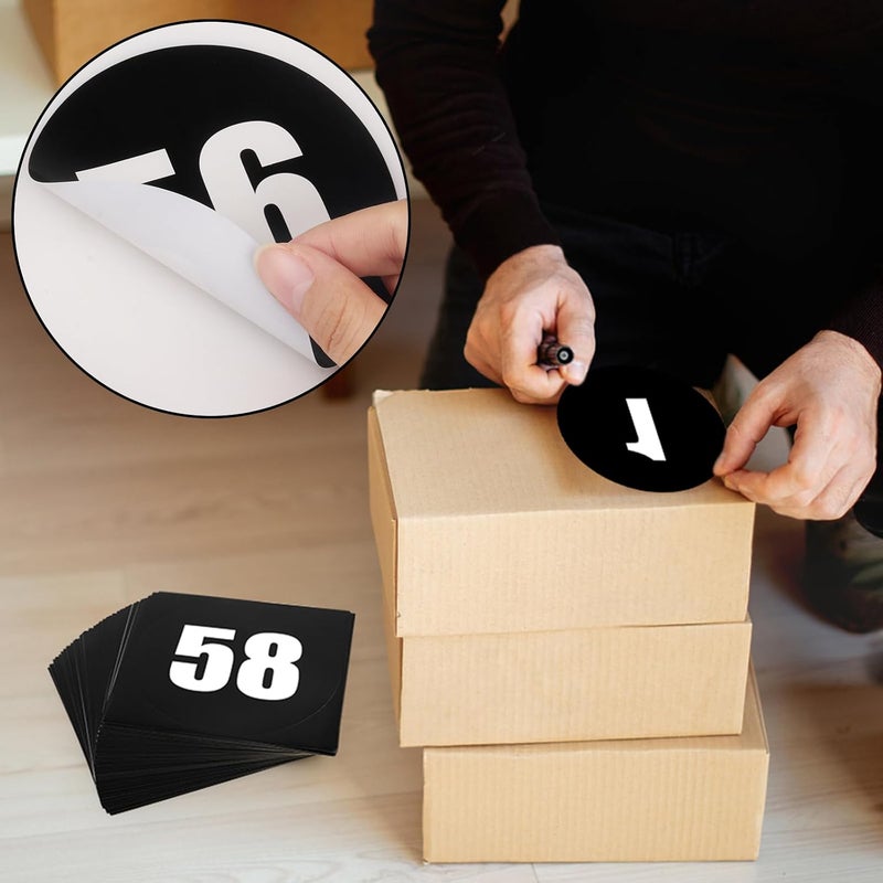 Fowecelt 58 Pcs 4 Inch Classroom Floor Dots Floor Stickers, Multicolor Classroom Spots Markers Line Up Self Adhesive Vinyl Stickers for Preschool and Kindergarten Elementary Teachers Kids (Black) - Image 4