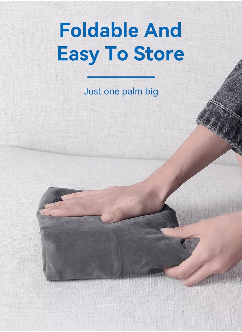 LEOKOR - Inflatable Leg Rest Pillow for Travel, Airplane Travel Pillow Adjustable Height Cushions Suitable for Office, Home and Any Travel - Image 1
