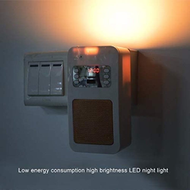 Equantu Smart Wall Plug Quran Speaker With Remote Bluetooth/LED light/Radio/Usb and SD - Image 4