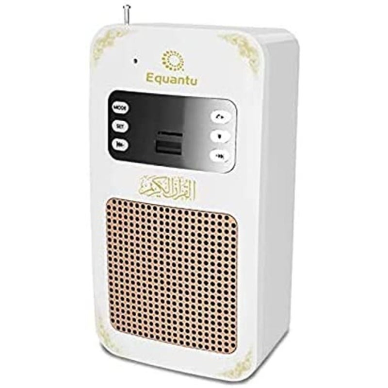 Equantu Smart Wall Plug Quran Speaker With Remote Bluetooth/LED light/Radio/Usb and SD - Image 1