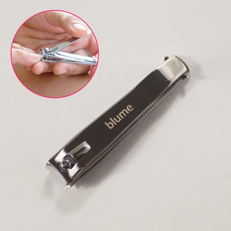 Blume Nail Clipper/Nipper/Cutter for Fingernail, Toenails and Thick Nails, Sharp and Durable Nail Clippers for Baby, Kids, Adults, Men, Women, Stainless Steel (Large) - Image 4