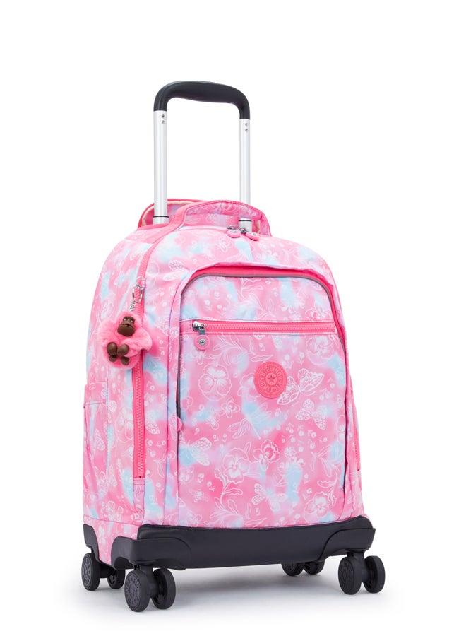 kipling Large wheeled backpack (with laptop protection) Female Garden Clouds New Zea  - Image 4