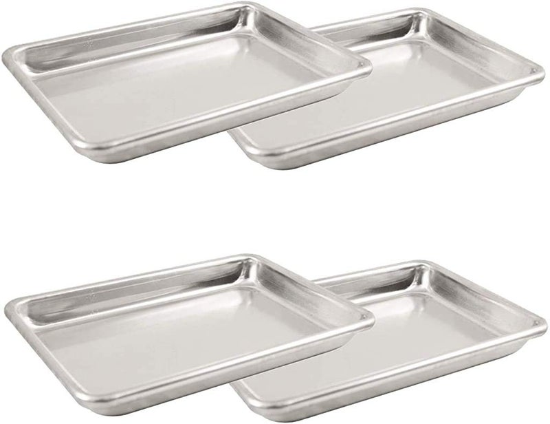 Libertyware Mini Sheet PansSet of 410x 6x 125 4 Pack Aluminum