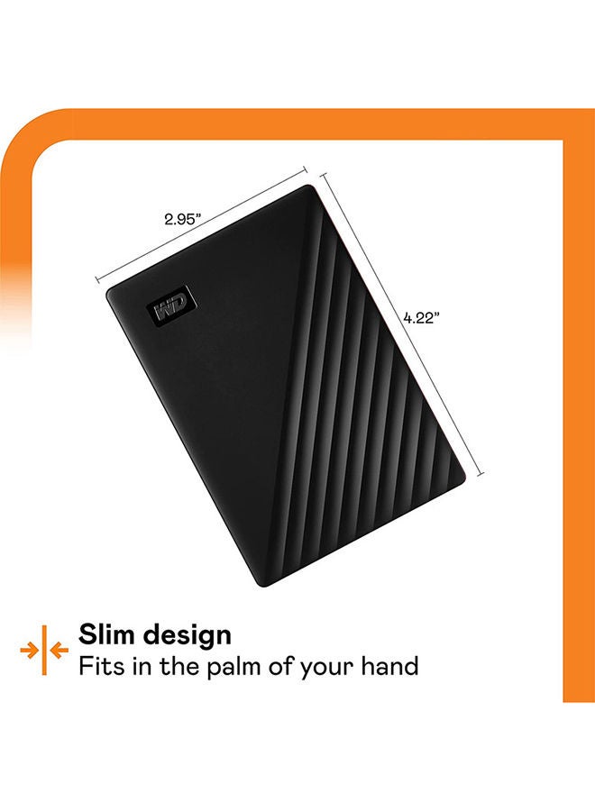 Western Digital My Passport External Portable Hard Disk Drive 2TB USB 3.0 WDBYVG0020BBK
