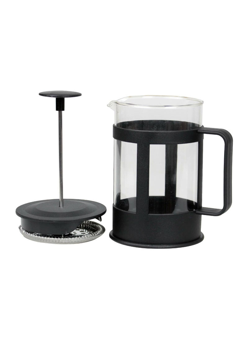 DubaiGallery French Press Coffee and Tea Maker, Borosilicate Glass Coffee Press, Stainless Steel Filter, Durable and Heat Resistant, Black - Image 4