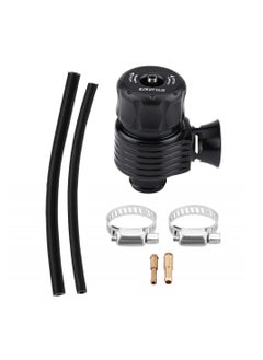 SYOSI Diesel Blow Off Valve Kit, Dump Valve Universal 25mm/1inch Car Aluminum Alloy Blow Off Valve Dump Valve with Adapter, Clamp & Hose (Horn-Shape)  - Image 1