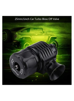SYOSI Diesel Blow Off Valve Kit, Dump Valve Universal 25mm/1inch Car Aluminum Alloy Blow Off Valve Dump Valve with Adapter, Clamp & Hose (Horn-Shape)  - Image 3
