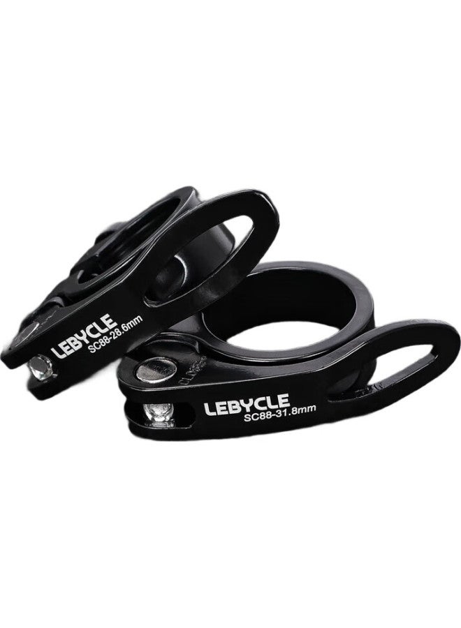 LeBycle Bicycle Seat Clamp, Universal Mountain Bike And Road Bike Seat Clamp, Quick-Release Bike Seat Clip, Seat Tube Clamp, Handlebar Clamp - Image 3