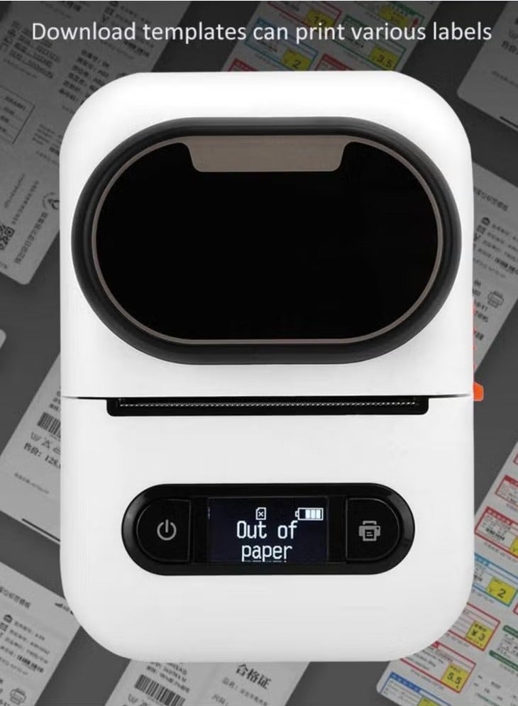 Denx A portable wireless thermal printer for invoices, receipts and barcodes that works with Bluetooth, practical and easy to carry, 55 mm wide - Image 2