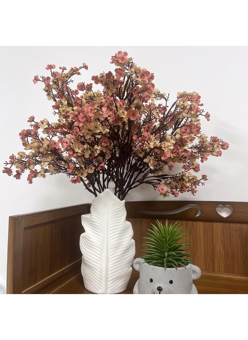 WEISPARK WEISPARK Artificial Flowers 10 pcs Faux Babys Breath Silk Flower Fake Gypsophila Bulk Bouquet for Home Office Wedding Restaurant Centerpieces Christmas Party Decor  - Image 3
