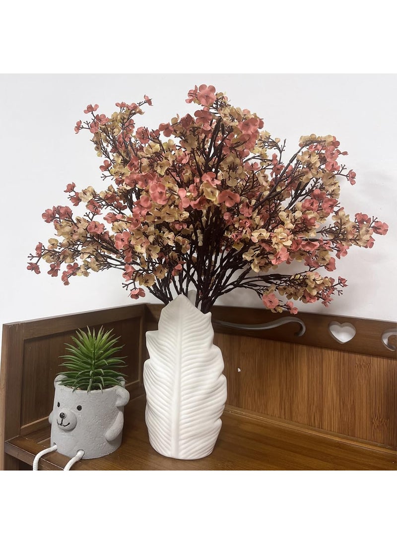 WEISPARK WEISPARK Artificial Flowers 10 pcs Faux Babys Breath Silk Flower Fake Gypsophila Bulk Bouquet for Home Office Wedding Restaurant Centerpieces Christmas Party Decor  - Image 4