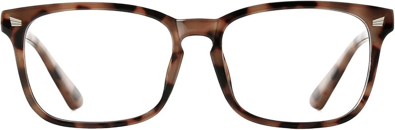 TIJN KSA local stock Blue Light Blocking Glasses for Women Men Clear Frame Square Nerd Eyeglasses Anti Blue Ray Computer Screen Glasses Cross-material combo compatible - Image 1