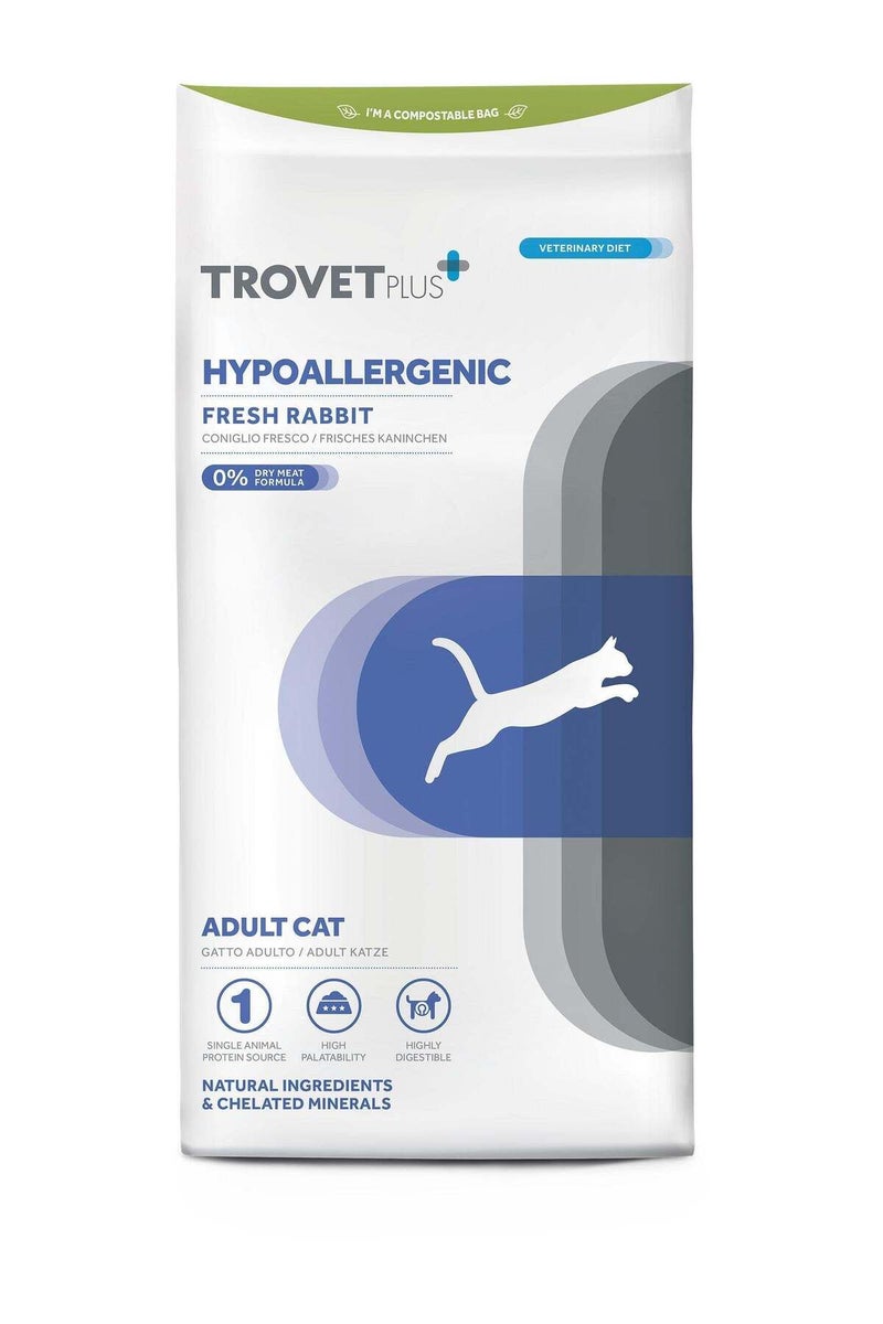 Trovet Trovet Plus Adult CAT Hypoallergenic Rabbit Veterinary Diets 2,5kg - Image 1