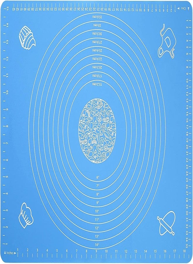 TAGPR Silicone Baking Mat Roti mat Silicone Chapati Atta Kneading Mat Non Stick Fondant Rolling Mat Stretchable for Kitchen Roti Chapati Cake Baking Mat - Image 1