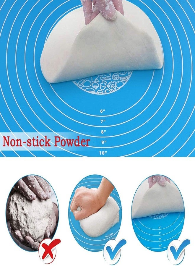 TAGPR Silicone Baking Mat Roti mat Silicone Chapati Atta Kneading Mat Non Stick Fondant Rolling Mat Stretchable for Kitchen Roti Chapati Cake Baking Mat - Image 5