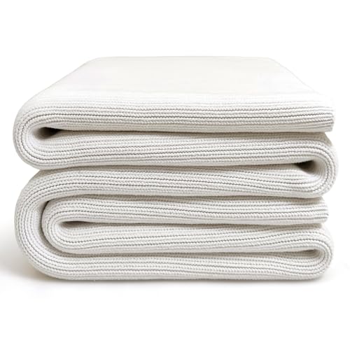 Goodhipi Knitted Weighted Blanket for Adults, 62"x90" 16lbs Chunky Knit Heavy Cotton Blanket,Gifts for Mothers Day Mom Birthday Gifts Presents, Cooling, Breathable, Sustainable, Machine Washable - Image 1
