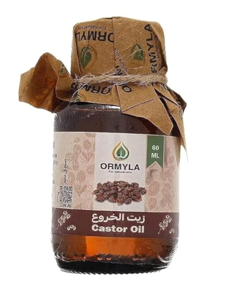 Ormyla Raw Virgin Castor Oil for Hair, Skin and Body, 60 ml