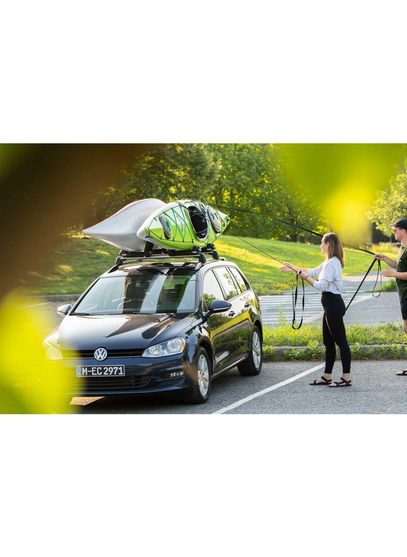 Pelican Pelican Roof Rack Tie Down Deluxe Strap with Buckle Bumper  for Kayaks Canoes Surfboards and Paddle Boards  15 ft  Black  - Image 4