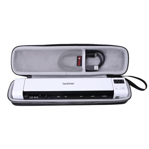 XANAD حافظة صلبة XANAD لجهاز Brother DS-640 / DS-940DW/DS-740D / DS-720D/Doxie Go SE للمستندات المحمولة المزدوجة (رمادي فاتح) - Image 1