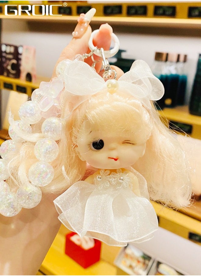 GROIC - 2 Pcs 3.93 Inch Little Dolls BJD Doll 7 Ball Jointed Doll DIY Toys with Clothes Outfit Shoes Hair Makeup, Little Dolls Set with Mini Lolita Princess Dolls for Girls Compatible with Doll Houses - Image 1