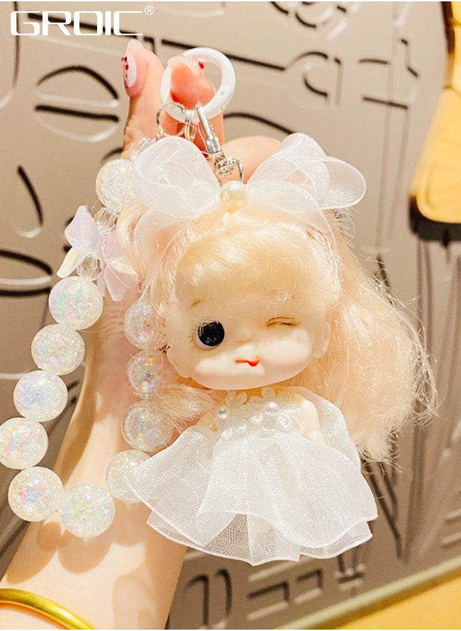GROIC - 2 Pcs 3.93 Inch Little Dolls BJD Doll 7 Ball Jointed Doll DIY Toys with Clothes Outfit Shoes Hair Makeup, Little Dolls Set with Mini Lolita Princess Dolls for Girls Compatible with Doll Houses - Image 1