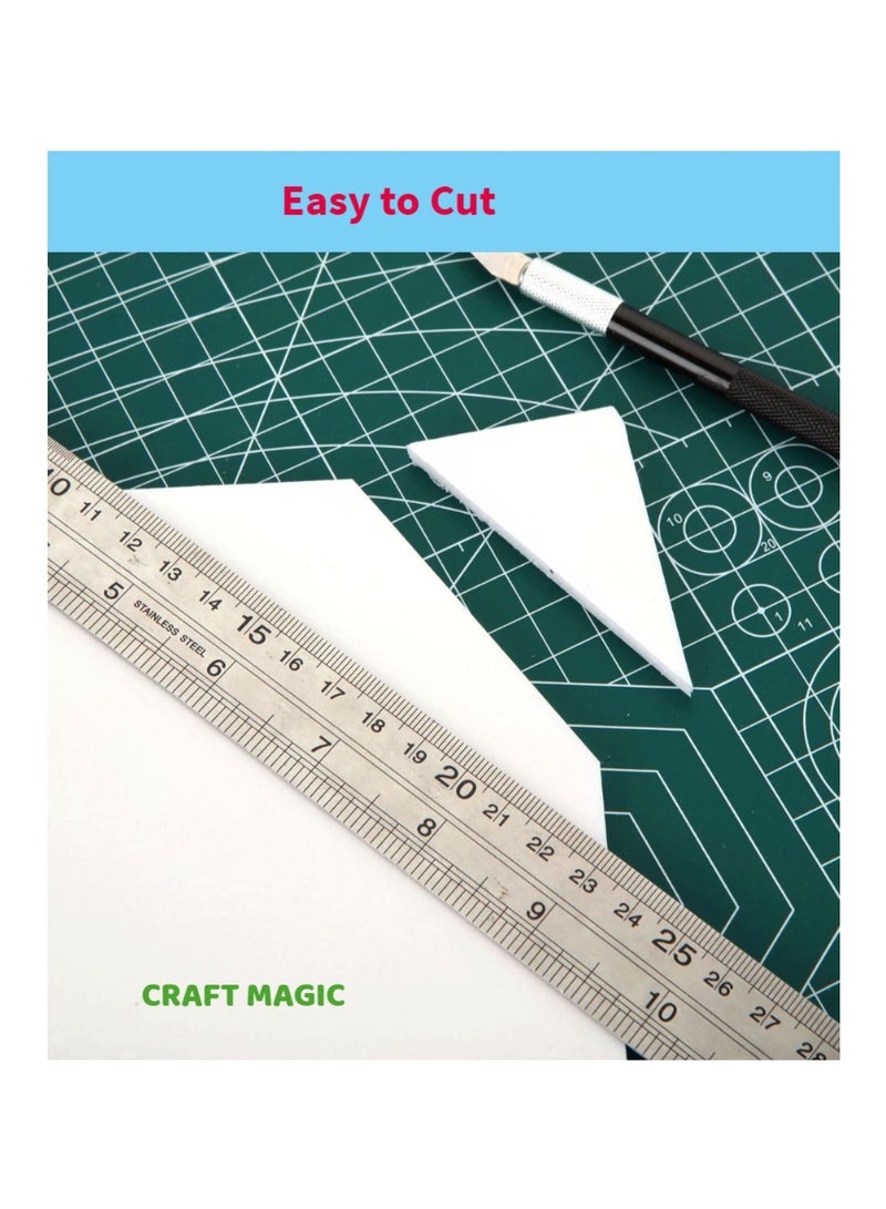 CRAFT MAGIC, Foam board 5mm - White Pack of 5 Sheets A3 Size - Image 4