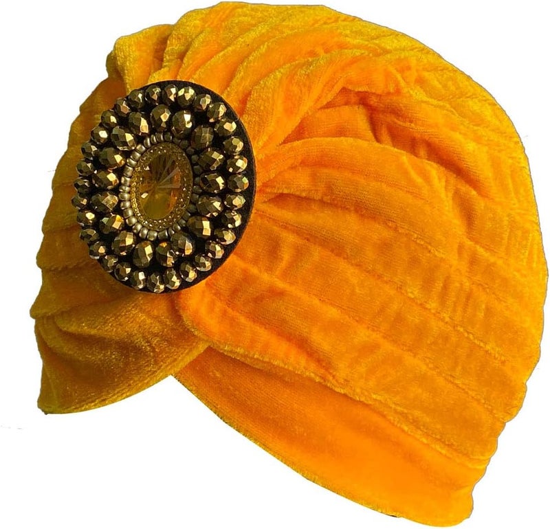 Decou Twist Pleated Hair Wrap Stretch Turban 0545 - Image 1