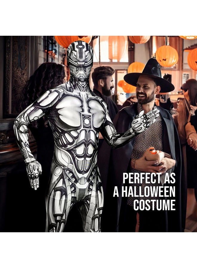 Morphsuits Monster The Android, Multi, Medium Skinsuit - Image 4