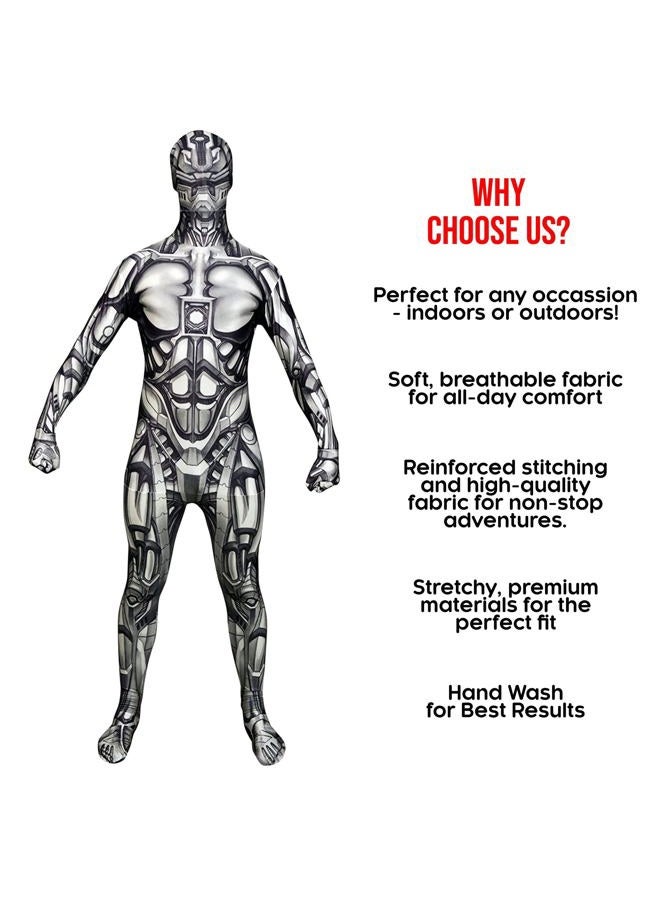 Morphsuits Monster The Android, Multi, Medium Skinsuit - Image 5
