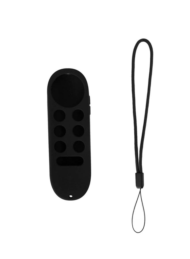 Silicone Protective Case for Chromecast with Google TV Remote (Black) - Image 2