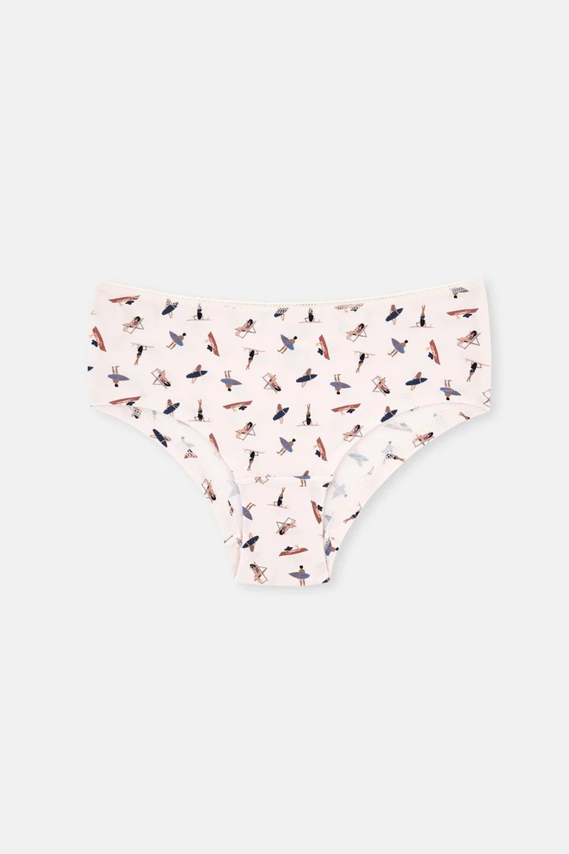 داجي Multicolor Women's 3-Patterned Hipster Panties