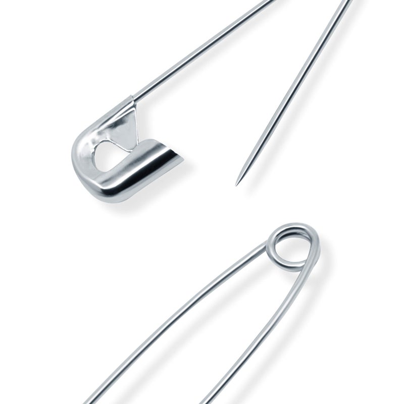 دريتز 460 Safety Pins, Nickel Plated Steel, Assorted Sizes (50-Count) - Image 4