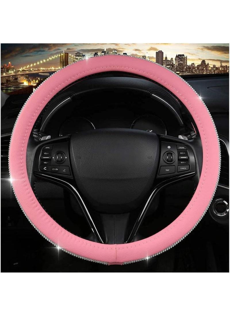 Sparkling Steer Wheel Cover Car Accessories Steering Wheel Cover Easy to Install 15 Inches Steering Wheel Cover Fits Most Vehicles Sedans And SUV Pink - pzsku/ZA0042DBFF9074780825CZ/45/_/1734420129/8bc9b9f7-4051-41c2-a32e-193fab9d64d6