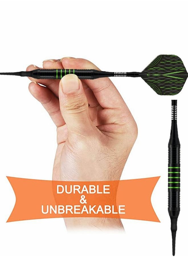 GROIC - Darts Set,Professional Soft Tip Darts Set for Electronic Dartboard,Dart Suit with Steel Needle Darts,Plastic Tip Darts and Targets - Image 1