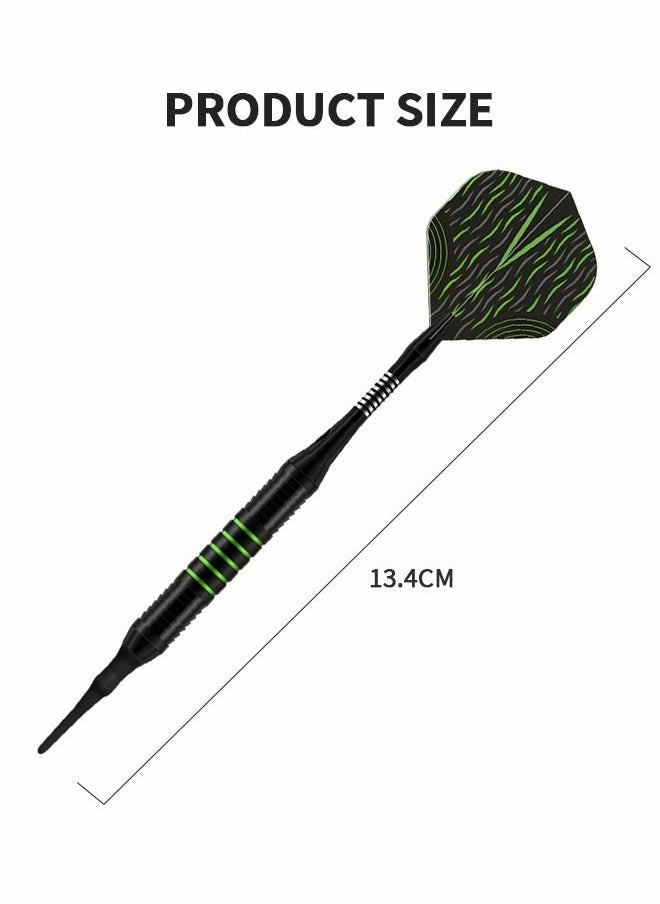 GROIC - Darts Set,Professional Soft Tip Darts Set for Electronic Dartboard,Dart Suit with Steel Needle Darts,Plastic Tip Darts and Targets - Image 1