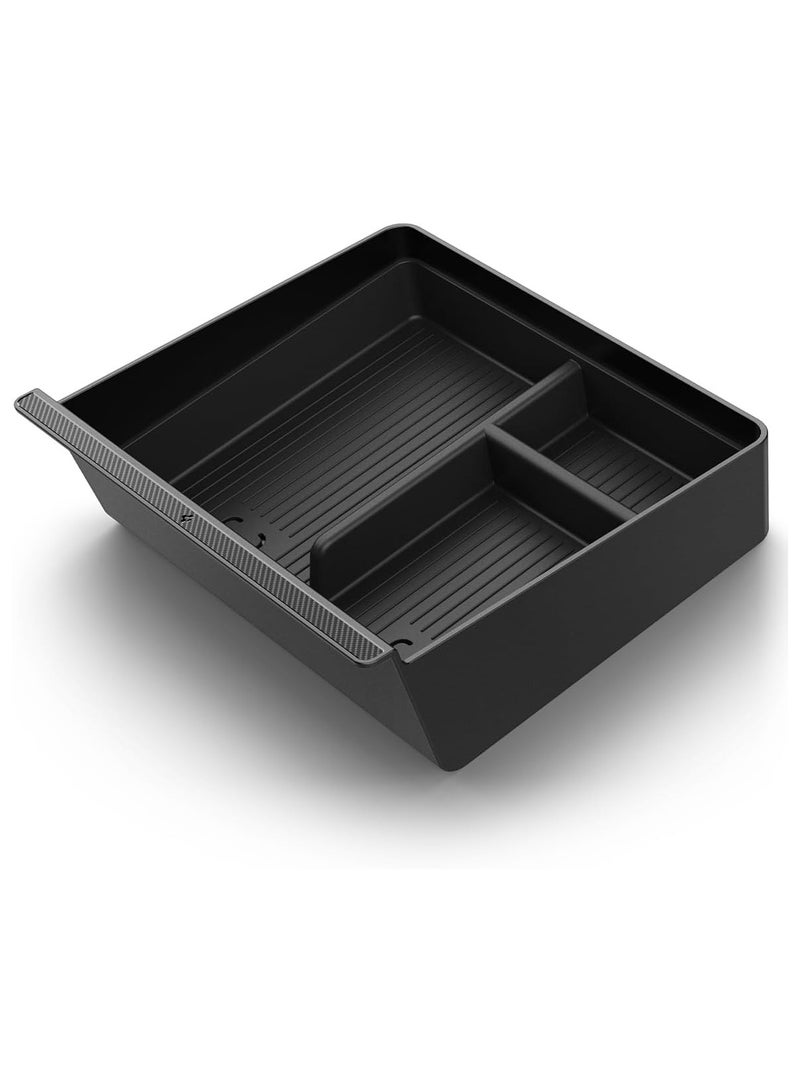 Spigen Non-Slide Center Console Organizer (Expanded Capacity) for Tesla Model Y Juniper (Only Premium & Performance 2026/25) & Model 3 Highland (Standard, Premium, Performance 2026/25/24) - Image 1