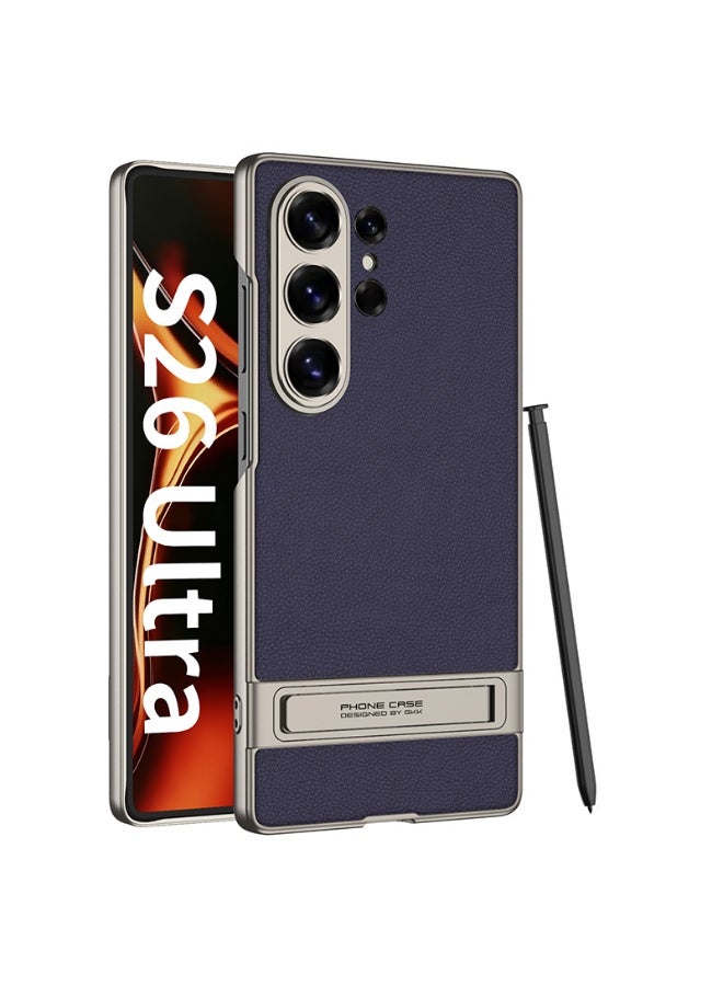 عام غطاء سامسونج جالاكسي إس 26 أولترا مع حامل ثلاثي الاتجاهات، غطاء هاتف رفيع لسامسونج إس 26 أولترا. - Image 1