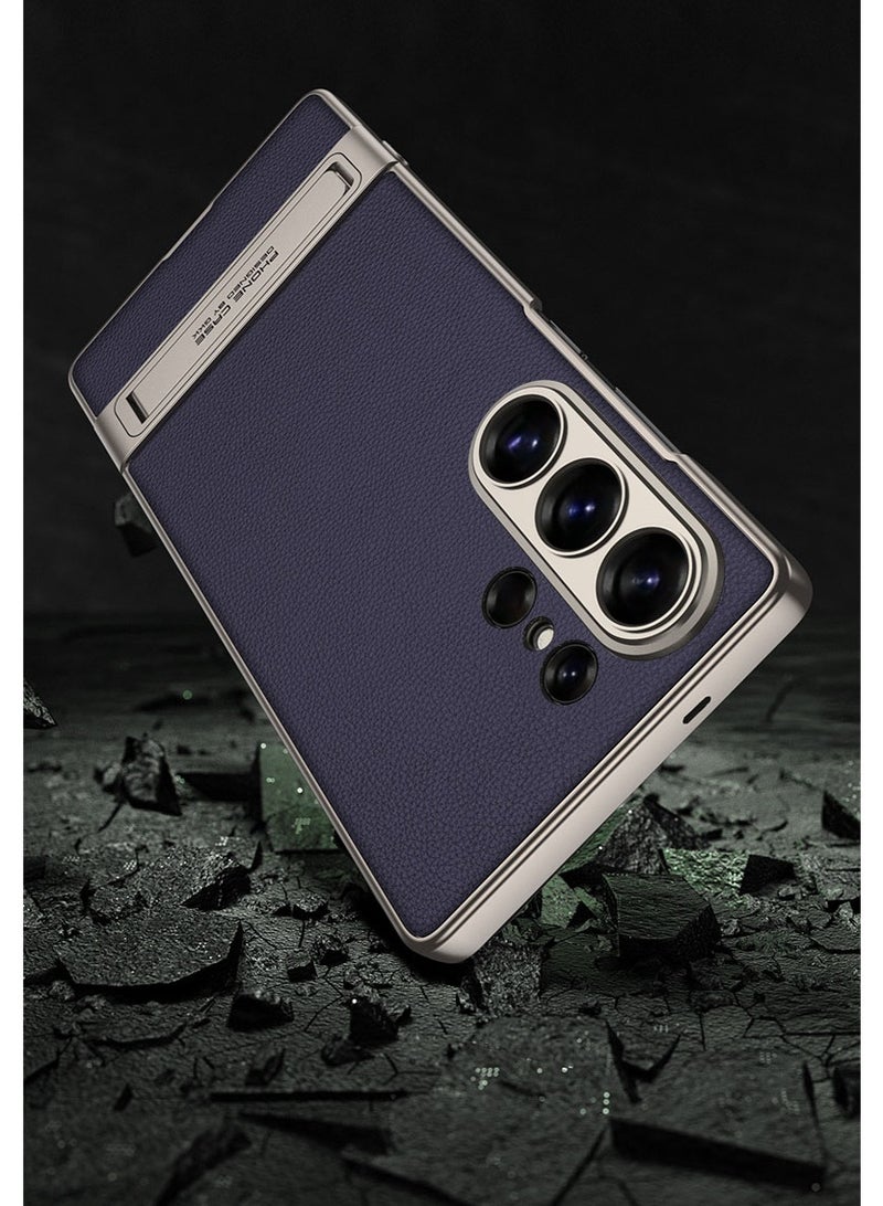 عام غطاء سامسونج جالاكسي إس 26 أولترا مع حامل ثلاثي الاتجاهات، غطاء هاتف رفيع لسامسونج إس 26 أولترا. - Image 3