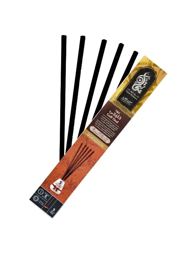 High-quality Gulf incense sticks designed to deliver an authentic and long-lasting fragrance for up to 5 continuous hours. Rich aroma with strong diffusion that fills the space with warmth and luxury. Ideal for daily use, special occasions, and welcoming guests.  Key Features:  ✔ Authentic Gulf fragrance  ✔ Long-lasting scent up to 5 hours  ✔ Strong and consistent diffusion  ✔ Suitable for home, office, and occasions