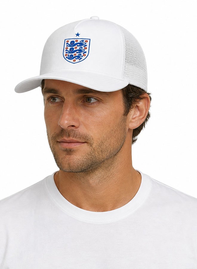 Toyland England Team Cap with Long Brim, Mesh Back, Adjustable Snapback - Image 3