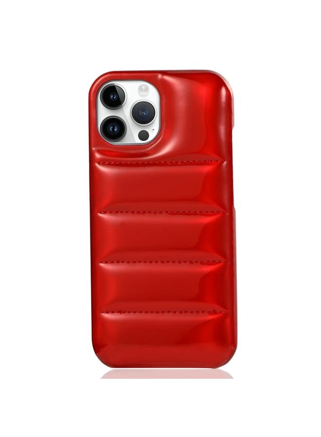 اس-توب جراب هاتف شامل من Laser Aurora Down Jacket لهاتف iPhone 14 Pro - Image 1
