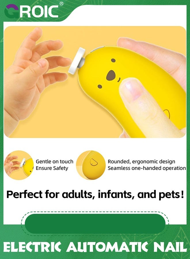 GROIC Baby Nail Polishers, Grinder Safe Portable for Home, Trimmer Electric, Safer than Clippers, Electric File  - Image 5