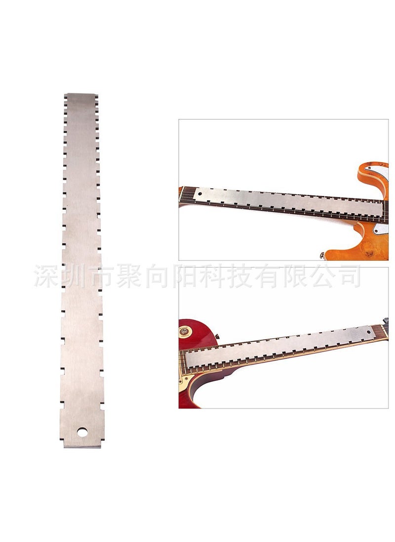 Generic - Guitar Neck Notch Ruler Stainless Steel Measuring Tool - Image 1